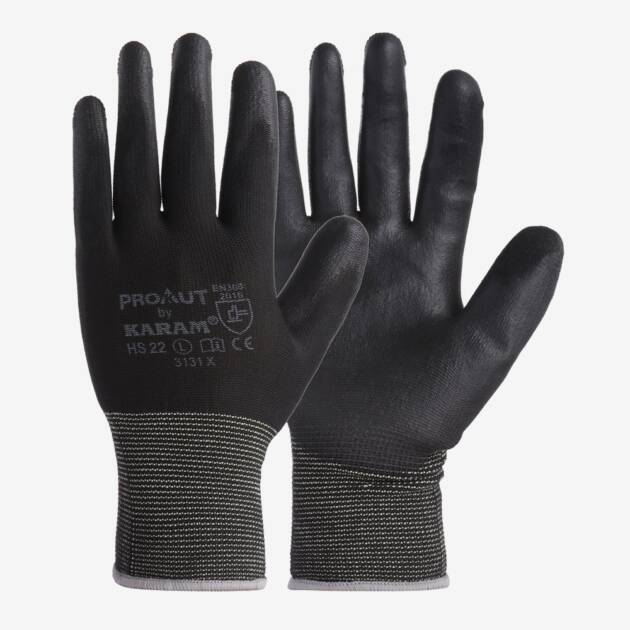 Black Liner with Black PU Coating, HS22