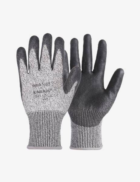 ProKut High Abrasion and High Cut Resistance with Black PU Coating Glove, HS51